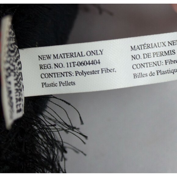 Ganz Webkinz Plush Fuzzy Black Bear with Bean Bag Paws HM004 7.5" Long - Picture 7 of 9